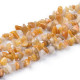 Chips stone kralen ± 5x8mm Yellow Jade - Ochre yellow